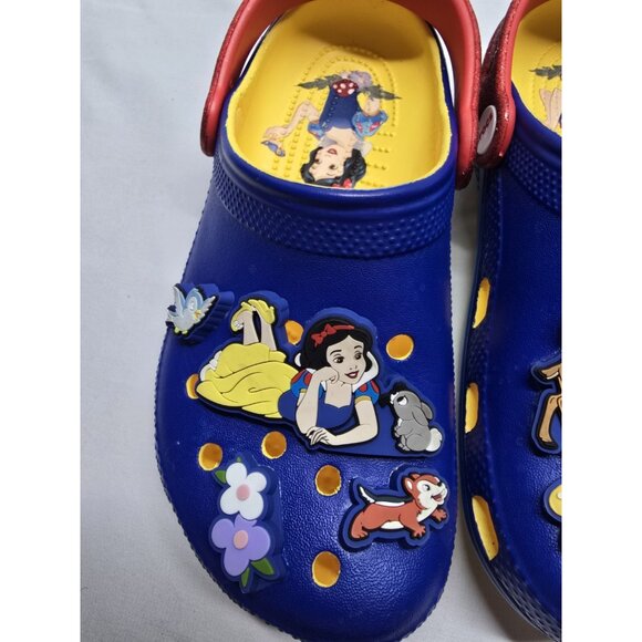 KIDS CROCS X DISNEY SNOW WHITE CLASSIC CLOG Size JR 2 - Picture 6 of 12